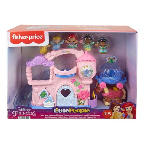 Fisher-Price Little People Disney Princess Castle Bundle - Cinderella ...