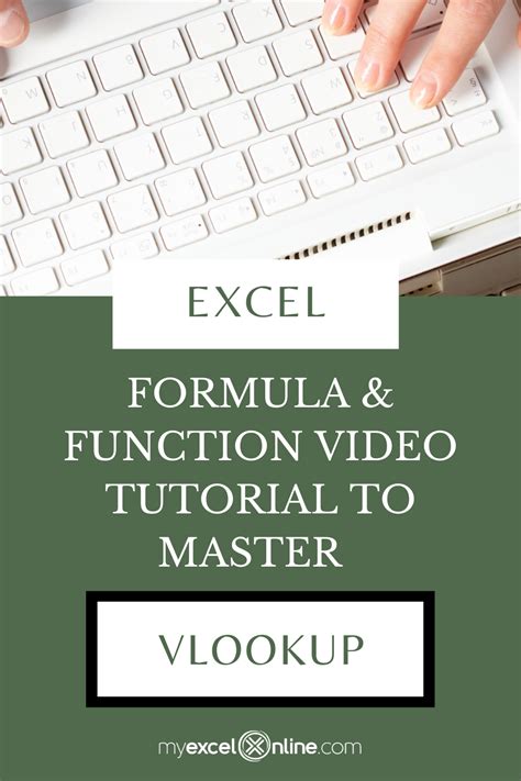Image result for Excel VLOOKUP Example Tutorial