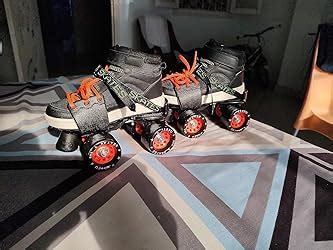 jaspo Tenacity Zxi Adjustable Roller Skates (Black, Unisex, Speed_Wheel ...