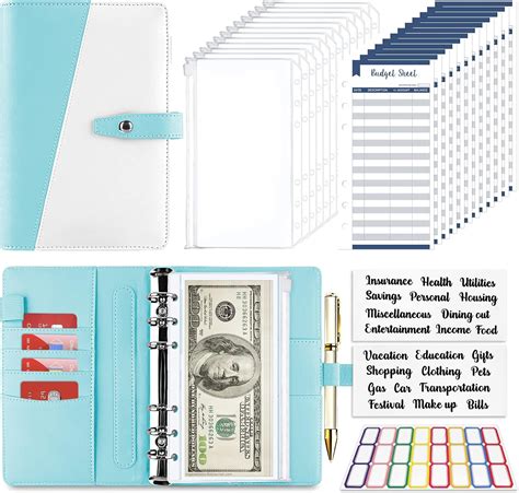 Buy Budget Binder with Cash Envelopes, Money Saving Binder, Cash ...
