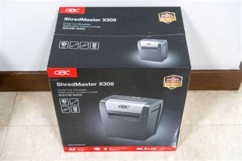 Paper Shredding Machine - SHRED X-CUT GBC SHREDMASTER 31SX 230V UK ...