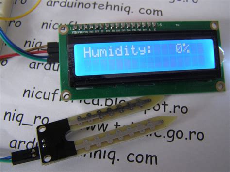 Arduino tehNiq: Soil moisture (humidity) measure system
