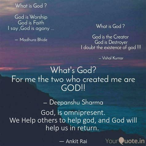 God, is omnipresent. We H... | Quotes & Writings by Ankit Rai | YourQuote