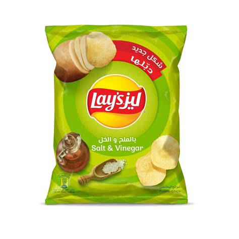 Lay's Salt & Vinegar Potato Chips 45 g Online at Best Price | Lulu Qatar