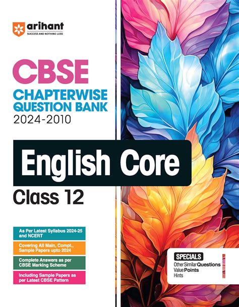 Arihant CBSE Chapterwise Question Bank | English | (2024-2010) With ...