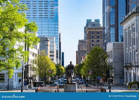 Fayetteville Street Raleigh, North Carolina Editorial Photo - Image of ...