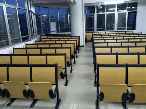 大学阶梯教室-折叠款连排椅_河南建硕家具有限公司