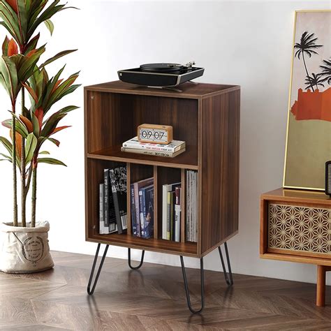 Buy Record Player Stand, Vinyl Record Storage, Turntable Stand with ...