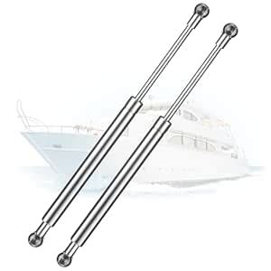 ARANA 10 inch 35lb Stainless Steel Gas Struts Spring Prop, 2 Pcs 4058 ...