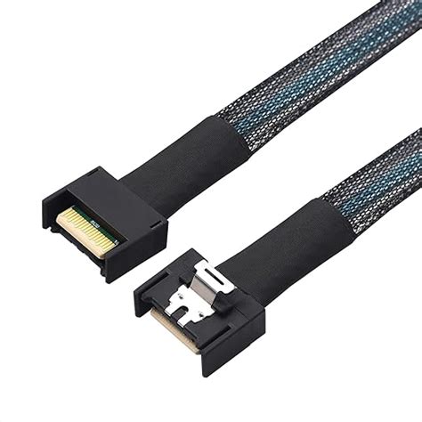 Cable Matters MCIO x4 38-Pin Cable (MCIO Cable) - 2.8 ft / 0.85m ...