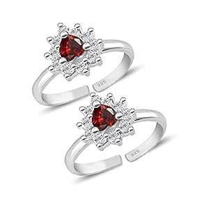 StyleeJewel Sterling Silver Toe Rings for Women | 925 Pure Chandi ...