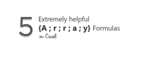 Image result for Using Array Formula