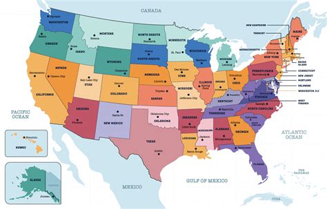 Map Of United State Of America 20452548 Vector Art at Vecteezy