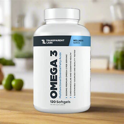 Transparent Labs Omega 3 - 120 Softgels – Mann Nutrition