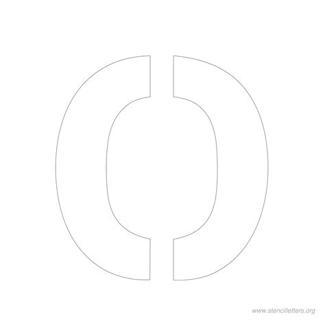 4 Inch Free Printable Stencil Letters - Stencil Letters Org
