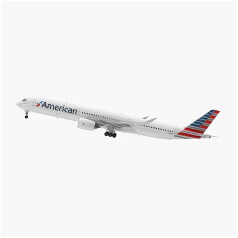 Airbus A350 1000 American Airlines 3D model | 3D Molier International
