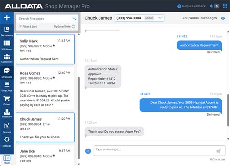 Text Messaging | ALLDATA