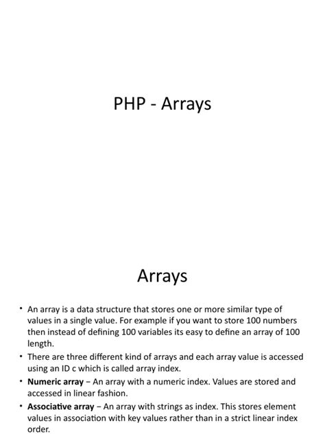 Image result for Arrays in PHP Tutorial Point