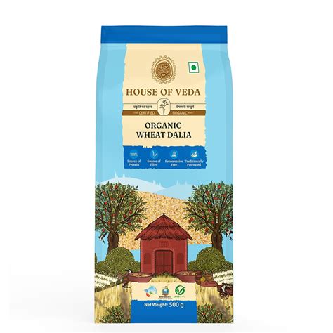 Organic Daliya - Buy Organic Wheat Dalia (Porridge) Online – HOUSE OF VEDA
