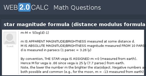 Image result for Distance modulus formula