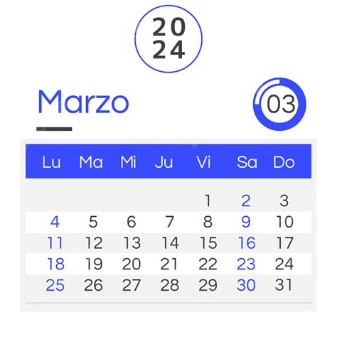 2024 Spanish Calendar Simple March, Two Thousand And Twenty Four, Spain ...