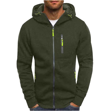 Zip Up Hooded Sweatshirt