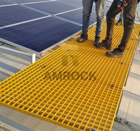 MAINTENANCE-FREE FRP ROOFTOP WALKWAY SYSTEM, FRP walkway grating ...
