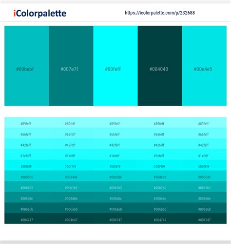 21+ Dark Green And Dark Turquoise Color Palettes & Gradient Ideas ...