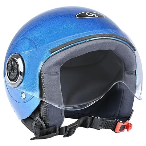 O2 Open Face / Half face Helmet Unisex for Bike Women Men ISI Certified ...
