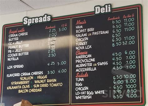 Bagel Emporium menu in Midland Park, New Jersey, USA