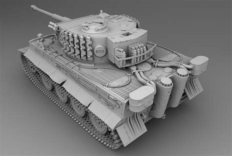 🐅 Tiger I・ STL File for 3D printing・Cults