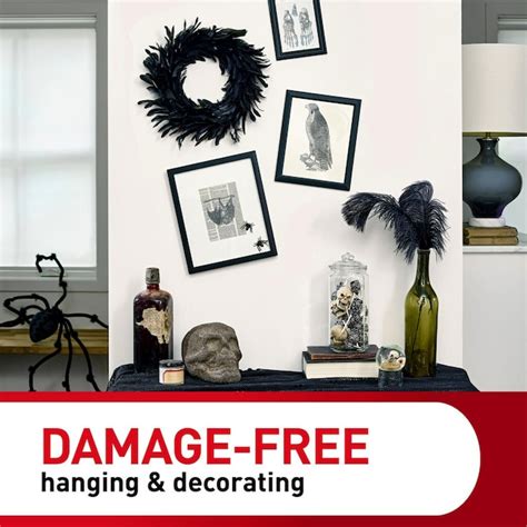 Command Black Large Damage Free Picture Hanging Strips 4-pack 17206BLK ...