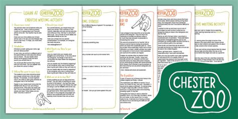 FREE! - Conservation Creative Writing Pack | Chester Zoo Activity