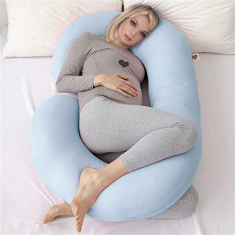 COOZLY C Shaped Pregnancy Pillow | Maternity Pillow|100% Cotton ...