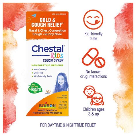 Boiron Children Chestal Cough and Cold Syrup, Homeopathic 6.7 Oz
