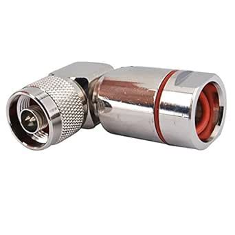 Rf Wire Coaxial Cable Terminal Copper Alloy Connector N Plug Right ...