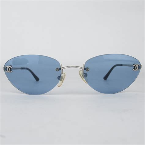 Chanel Blue Tint Sunglasses