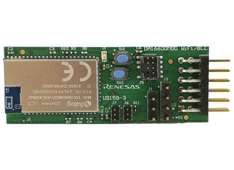 US159-DA16600EVZ DA16600 Pmod™ Board - Renesas | Mouser