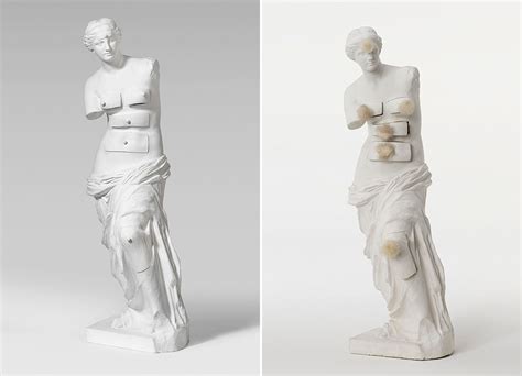 La holografía de la Venus de Milo con cajones de Dalí de yeso y la de ...