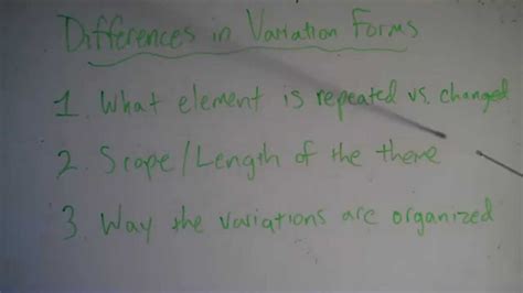 Image result for Simple Example of Theme and Variations