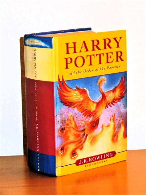 Order Of The Phoenix Book Harry Potter And The Order Of The Phoenix