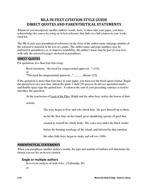 Block Quotes Mla In Paper. QuotesGram