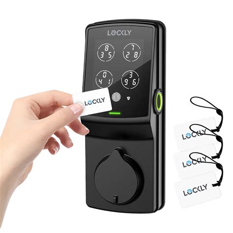Lockly Secure Plus, RFID Card Smart Lock, Keyless Entry Doory Lock, PIN ...