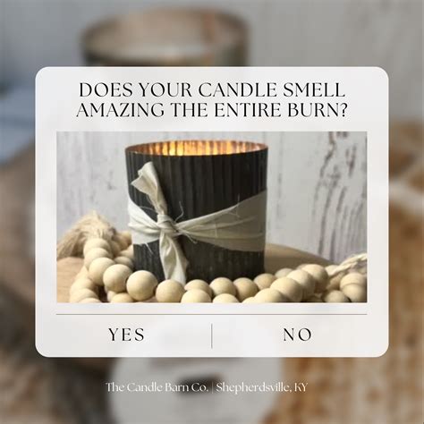 Does your candle smell amazing all the way to the last burn? The Candle ...