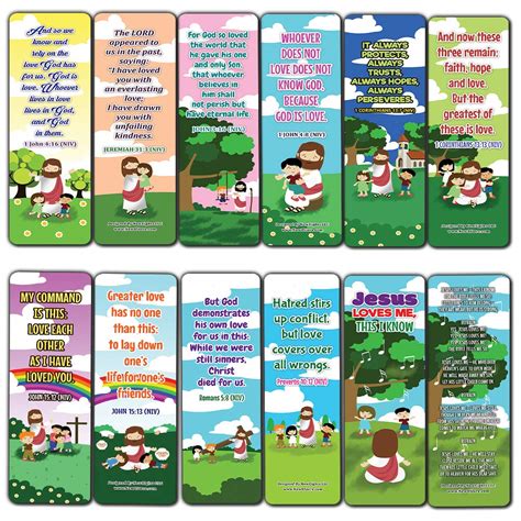 Jesus Loves Me, This I Know Bookmarks (30-Pack) - Stocking Stuffers for ...