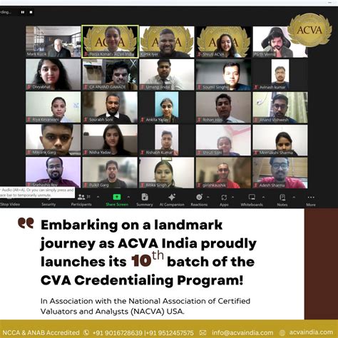 Academy of Certified Valuators and Analysts Private Limited (ACVA) on LinkedIn: #acva #cva # ...