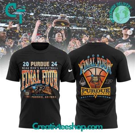Purdue Boilermakers Basketball 2024 NCAA March Madness Final Four T ...