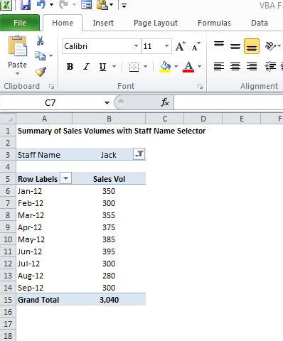 VBA Code – To split Excel PIVOT Table Into Multiple Reports