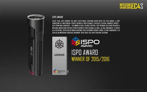 Nitecore EC4S - IPSO Award Winning LED Flashlight, Nitecore EC4S 2150 ...
