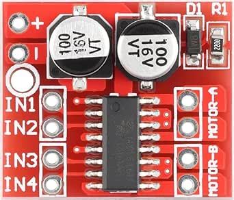 VROBOTIC L298N Mini Motor Driver Module Dual H-Bridge DC Motor ...